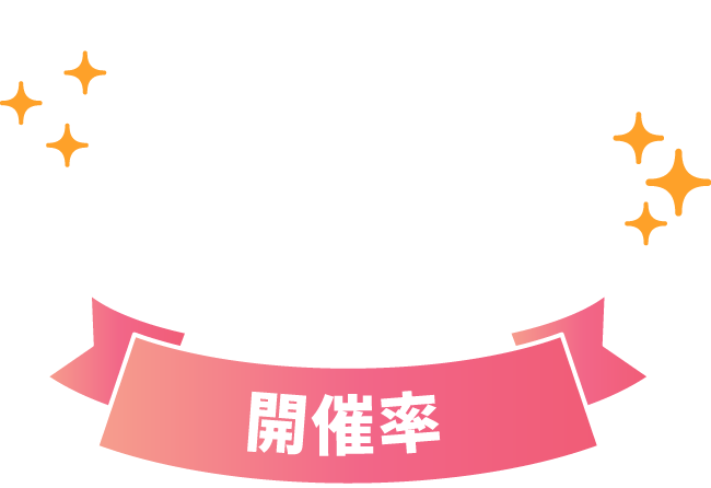 開催率